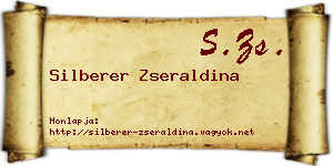 Silberer Zseraldina névjegykártya